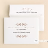 "Stacked Blessing" - Baptism and Christening Thank You Cards in Cream by Oma N. Ramkhelawan - FREE Recipient Addressing