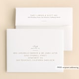"Keepsake" - Baptism and Christening Thank You Cards in Linen by Robert and Stella - FREE Recipient Addressing