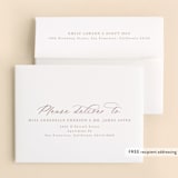 "Luxe script" - Baptism and Christening Thank You Cards in Toffee by Creo Study - FREE Recipient Addressing