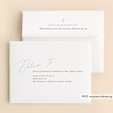 "Precious" - Baptism and Christening Thank You Cards in Cloud by Vera Lim - FREE Recipient Addressing