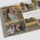 "Simple Five" - Holiday Cards in Pine by Brianne Larsen - Detail