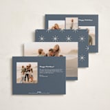 "modern minimalist" - Holiday Cards in Blue Spruce by Kate Ross - Back of Card Options