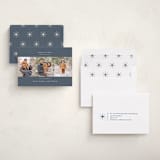 "modern minimalist" - Holiday Cards in Blue Spruce by Kate Ross - Assembled