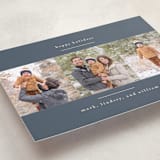 "modern minimalist" - Holiday Cards in Blue Spruce by Kate Ross - Detail