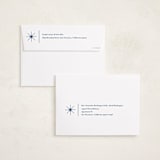 "modern minimalist" - Holiday Cards in Blue Spruce by Kate Ross - FREE Recipient Addressing