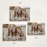 "Blessing Script" - Holiday Cards in Frost by Laura Hankins - Formats Available