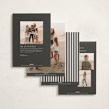"Glory Oval" - Holiday Cards in Almond by Brianne Larsen - Back of Card Options