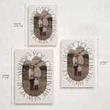 "Glory Oval" - Holiday Cards in Almond by Brianne Larsen - Formats Available