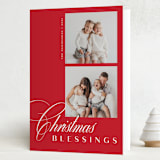 "6A" - Holiday Cards in Cardinal by Melanie Kosuge - Folded Card