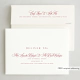 "6A" - Holiday Cards in Cardinal by Melanie Kosuge - FREE Recipient Addressing