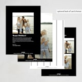 "Arch Greetings" - Holiday Cards in Snowfall by Baumbirdy - Back of Card Options