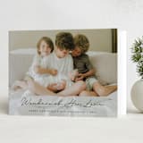 "Simple Wonders" - Holiday Cards in Eclipse by Emily Betts - Folded Card
