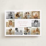 "Memory Book" - Holiday Cards in Peppermint by Olivia Raufman - Front