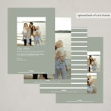"Blessed Collage" - Holiday Cards in Fir by Olivia Williams - Back of Card Options