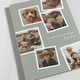 "Blessed Collage" - Holiday Cards in Fir by Olivia Williams - Detail