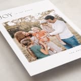 "Joy! To The World" - Holiday Cards in Pine by Wildfield Paper Co - Detail