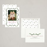 "evergreen garlands" - Holiday Cards in Snow by Erika Firm - Assembled