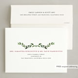 "evergreen garlands" - Holiday Cards in Snow by Erika Firm - FREE Recipient Addressing