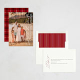 "Joyful Script" - Holiday Cards in Snow by Owl and Toad - Assembled