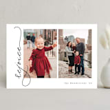 "All Rejoice" - Holiday Cards in Snow by letterfix - Front