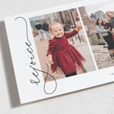 "All Rejoice" - Holiday Cards in Snow by letterfix - Detail
