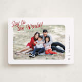 "Joy Snapshot" - Holiday Cards in Cranberry by Pixel and Hank - Front