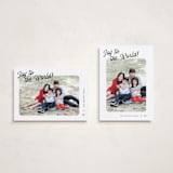 "Joy Snapshot" - Holiday Cards in Snow by Pixel and Hank - Photo Orientation Options