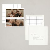 "Classic Square" - Holiday Cards in Coal by Blustery August - Assembled