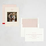 "Traditional Peace" - Holiday Cards in Cranberry by Baumbirdy - Assembled