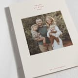 "Traditional Peace" - Holiday Cards in Cranberry by Baumbirdy - Detail