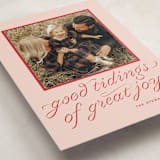 "cotillion" - Holiday Cards in Candied Grapefruit by Megan Davis - Detail