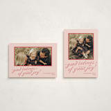 "cotillion" - Holiday Cards in Candied Grapefruit by Megan Davis - Photo Orientation Options