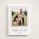 "Glenbrook" - Holiday Cards in Ruby by Annie Shapiro - Front