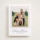 "Glenbrook" - Holiday Cards in Ruby by Annie Shapiro - Front