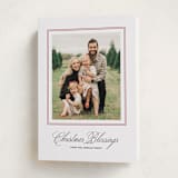 "Glenbrook" - Holiday Cards in Ruby by Annie Shapiro - Folded Card
