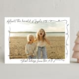 "Hark!" - Holiday Cards in Snow by Jenna Holcomb - Front
