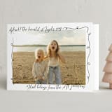 "Hark!" - Holiday Cards in Snow by Jenna Holcomb - Folded Card