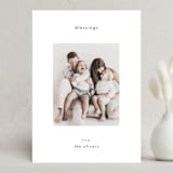 "most minimal" - Holiday Cards in Noir by AK Graphics - Front