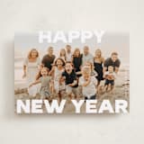 "Bold" - Holiday Cards in Snow by Kasia Labocki - Front