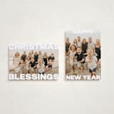 "Bold" - Holiday Cards in Snow by Kasia Labocki - Photo Orientation Options