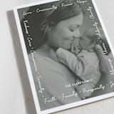"Faith, community and love" - Holiday Cards in Snow by N. - Detail