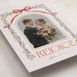 "Joyful-Bow" - Holiday Cards in Crimson by BR Designs - Detail