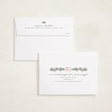 "Joyful-Bow" - Holiday Cards in Poinsettia by BR Designs - FREE Recipient Addressing
