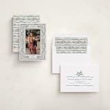 "Scalloped Edge Holiday" - Holiday Cards in Sapphire by Chris Griffith - Assembled