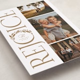 "Greenery Details" - Holiday Cards in Caramel by Michelle Taylor - Detail