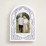 "Bird Doodle" - Holiday Cards in Cornflower by Cindy Reynolds - Front