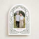 "Bird Doodle" - Holiday Cards in Evergreen by Cindy Reynolds - Front