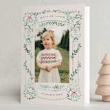 "Columns of Peace" - Holiday Cards in Pine by Petra Kern - Folded Card