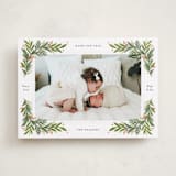 "Petite Pines" - Holiday Cards in Pine by Paper Raven Co. - Front
