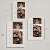 "Joyous Trio" - Holiday Cards in Cobblestone by Nicole Walsh - Formats Available